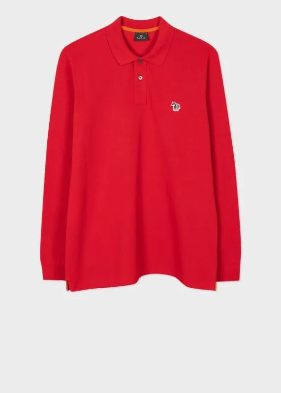 Mens Zebra LongSleeve Polo Shirt Paul Smith Polo Shirts Mens Zebra LongSleeve Polo Shirt Paul Smith Polo Shirts