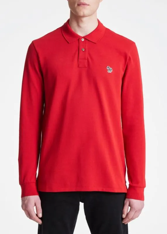 Mens Zebra LongSleeve Polo Shirt Paul Smith Polo Shirts Mens Zebra LongSleeve Polo Shirt Paul Smith Polo Shirts