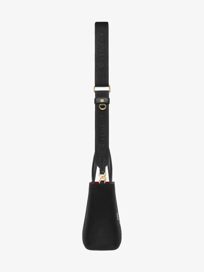 Mini GTote Shopping Bag In Canvas Black Women Givenchy Tote Bags