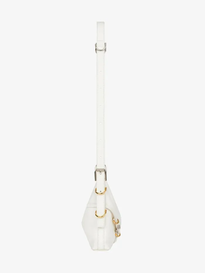 Mini Voyou Bag In Leather Ivory Women Givenchy Crossbody Bags