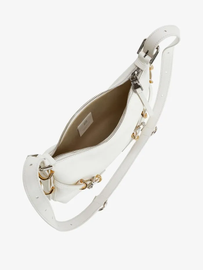 Mini Voyou Bag In Leather Ivory Women Givenchy Crossbody Bags