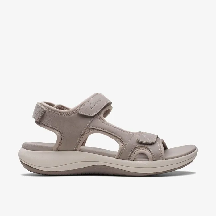 Mira Bay Stone Women Clarks Sandals and Flip Flops