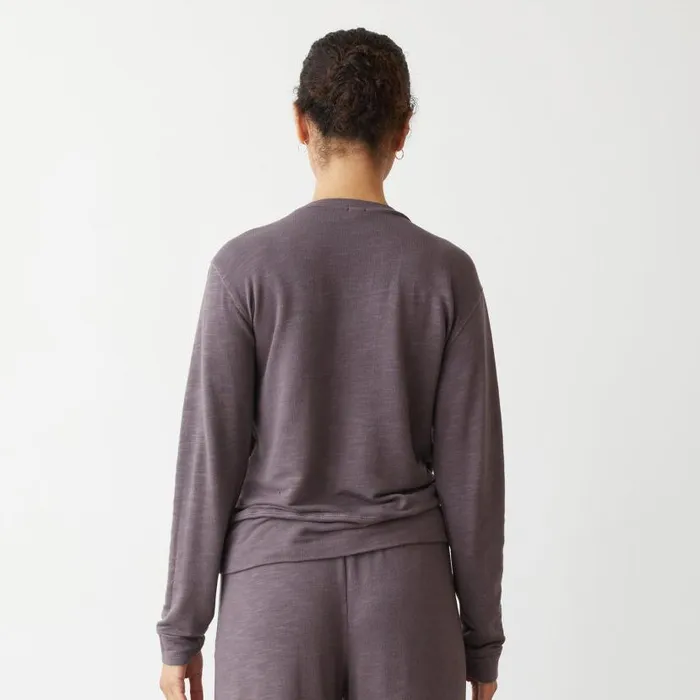 MONROW Long Sleeve Supersoft V Neck Long Sleeve 8211 Women MONROW Long Sleeve Supersoft V Neck Long Sleeve 8211 Women