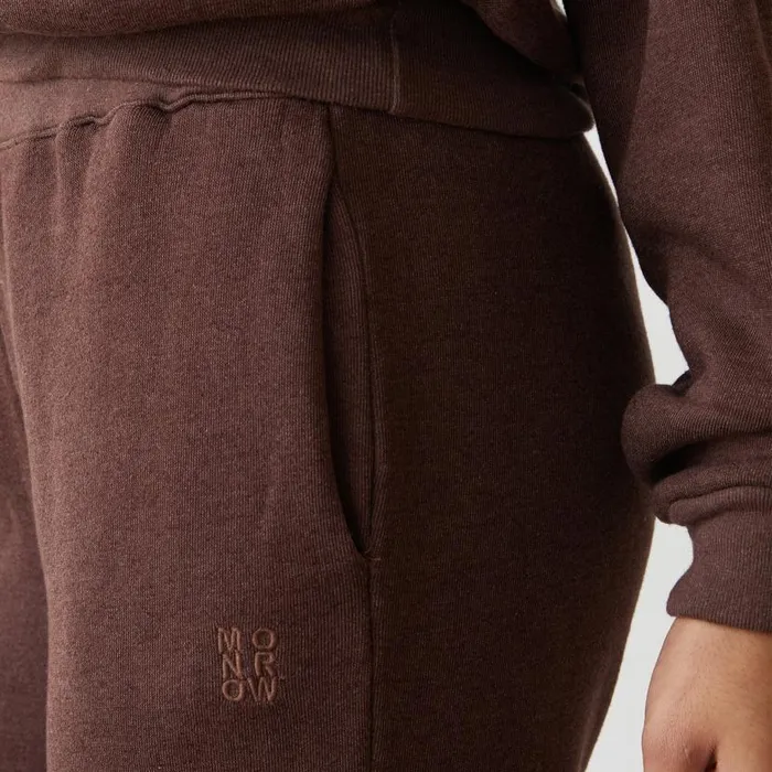 MONROW Sweats Teddy Fleece Straight Leg Sweat 8211 Women