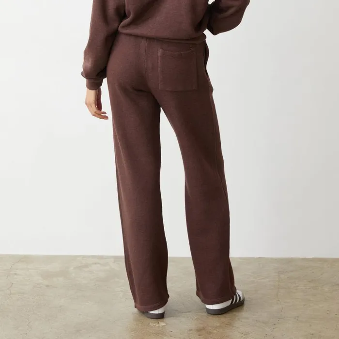 MONROW Sweats Teddy Fleece Straight Leg Sweat 8211 Women