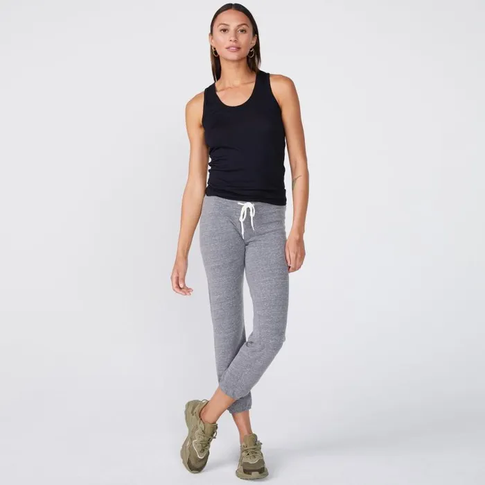 MONROW Tanks Cotton Modal Narrow Tank 8211 Black Color 8211 Women MONROW Tanks Cotton Modal Narrow Tank 8211 Black Color 8211 Women