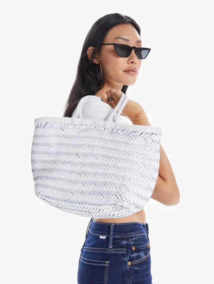 Mother Denim Bags Goa Small Leather Tote White 8211 Women