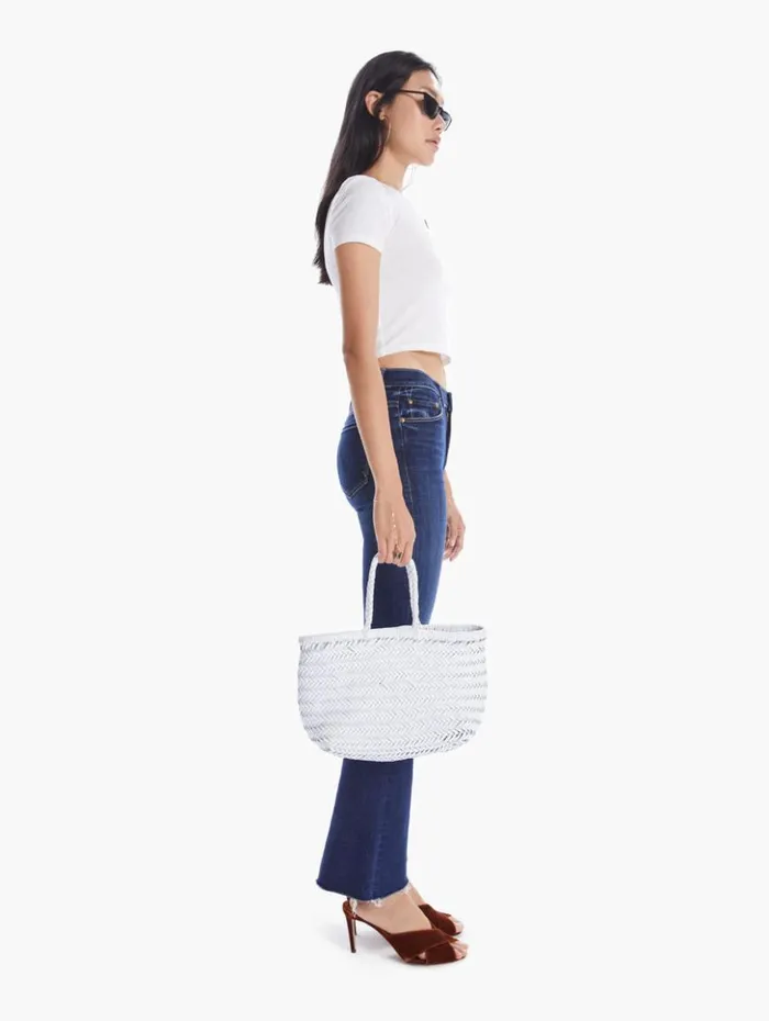 Mother Denim Bags Goa Small Leather Tote White 8211 Women