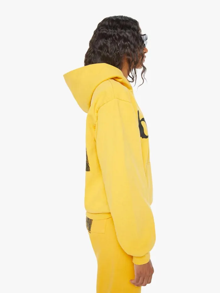 Mother Denim Benji Pull Over Hoodie Mustard 8211 Women