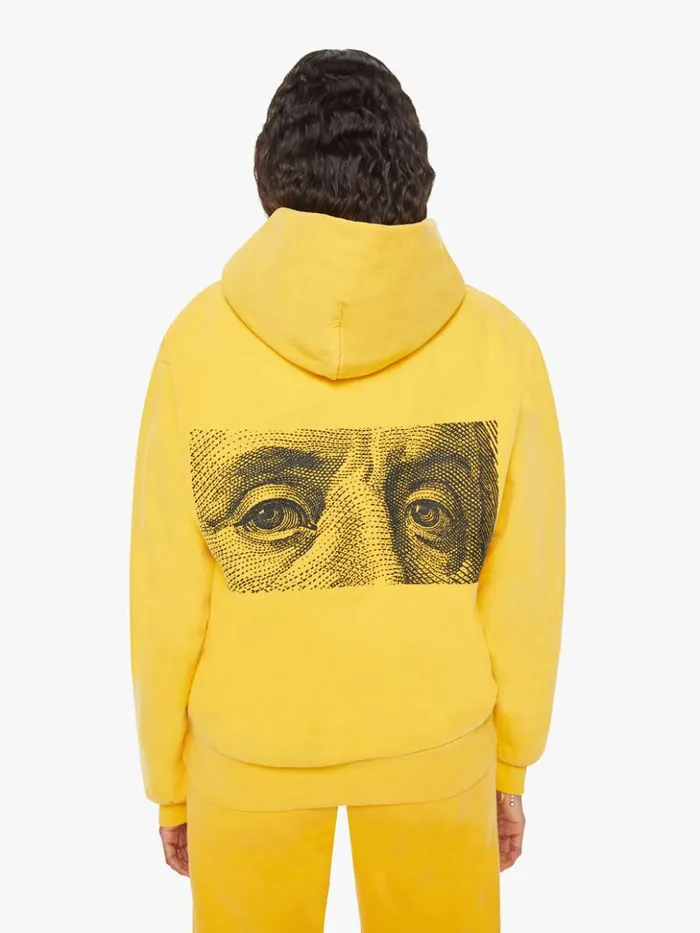 Mother Denim Benji Pull Over Hoodie Mustard 8211 Women