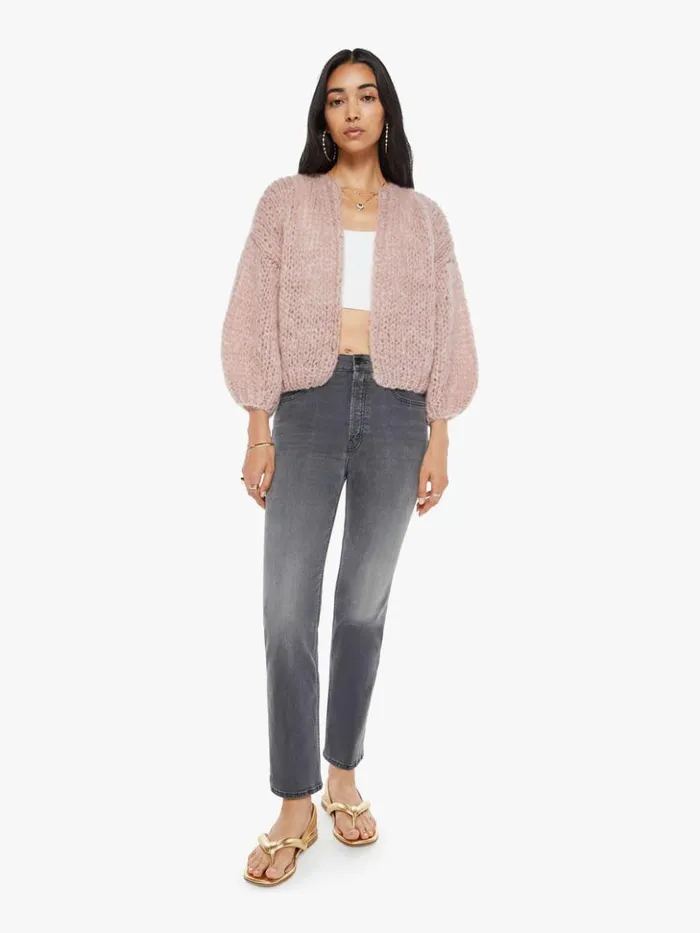 Mother Denim Mohair Bomber Cardigan Antique Pink 8211 Women Mother Denim Mohair Bomber Cardigan Antique Pink 8211 Women