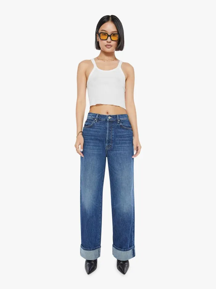Mother Denim Petites Petites The Lil039 Spitfire Nerdy Cuff Wash Did You Bring Me Anything 8211 Women
