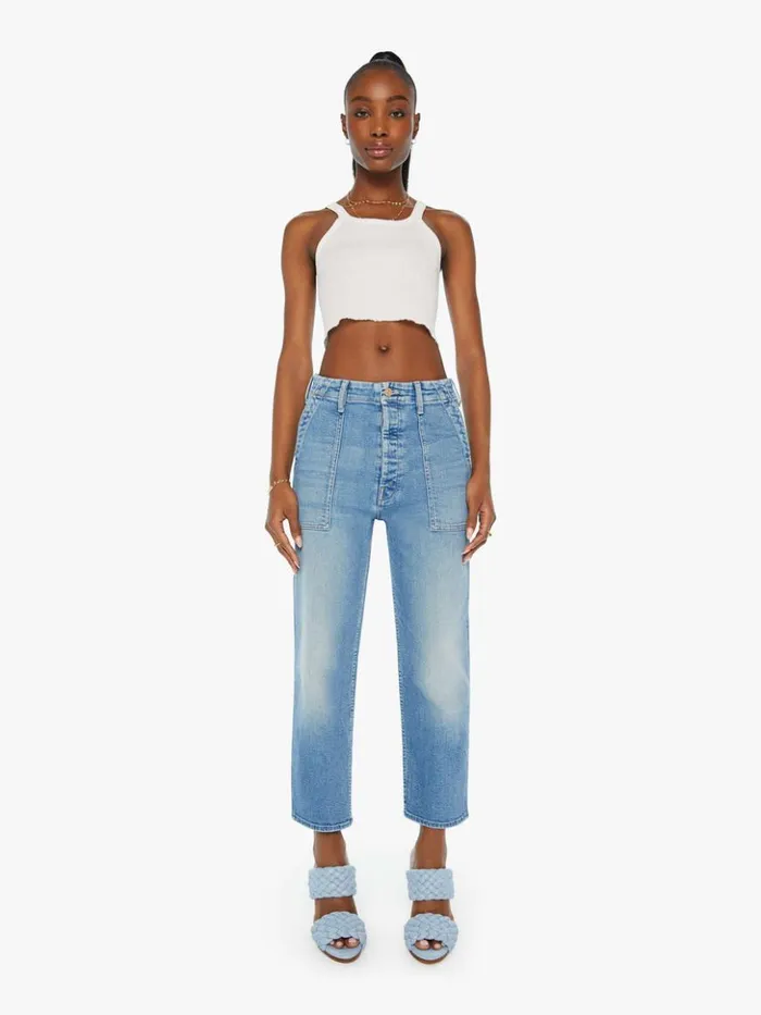 Mother Denim Relaxed The Patch Pocket Private Flood Wash Flag Me Down 8211 Women Mother Denim Relaxed The Patch Pocket Private Flood Wash Flag Me Down 8211 Women