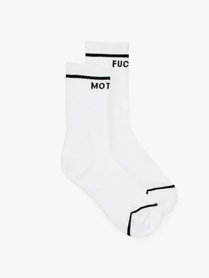 Mother Denim Socks Baby Steps Women039s Mother Fuckerwhite 8211 Women Mother Denim Socks Baby Steps Women039s Mother Fuckerwhite 8211 Women