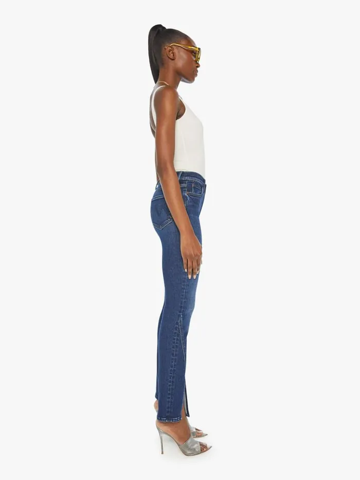 Mother Denim Straight The Rascal Sliced Up Sneak Wash Mind Games 8211 Women Mother Denim Straight The Rascal Sliced Up Sneak Wash Mind Games 8211 Women