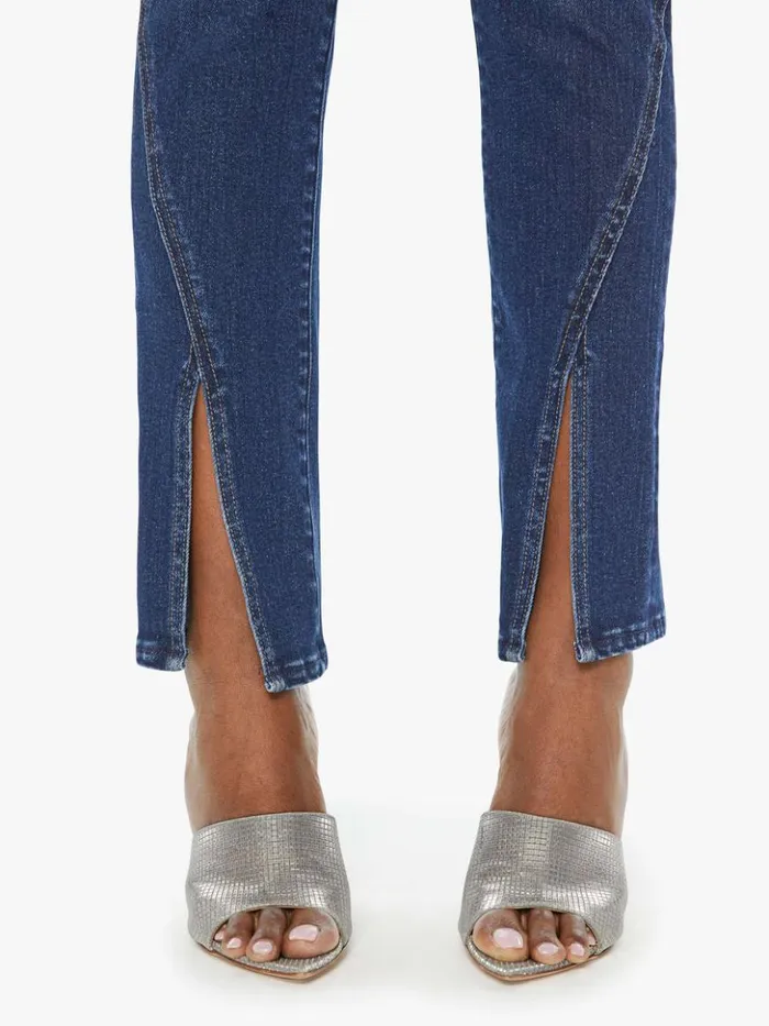 Mother Denim Straight The Rascal Sliced Up Sneak Wash Mind Games 8211 Women Mother Denim Straight The Rascal Sliced Up Sneak Wash Mind Games 8211 Women