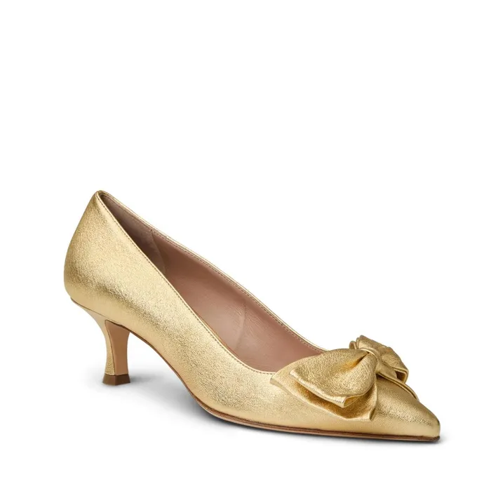 Nadia Pump Gold Metallic Women Bruno Magli Evening