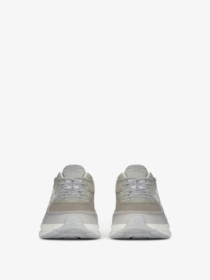 Nfnty52 Sneakers In Suede And Mesh Light Grey Men Givenchy Sneakers