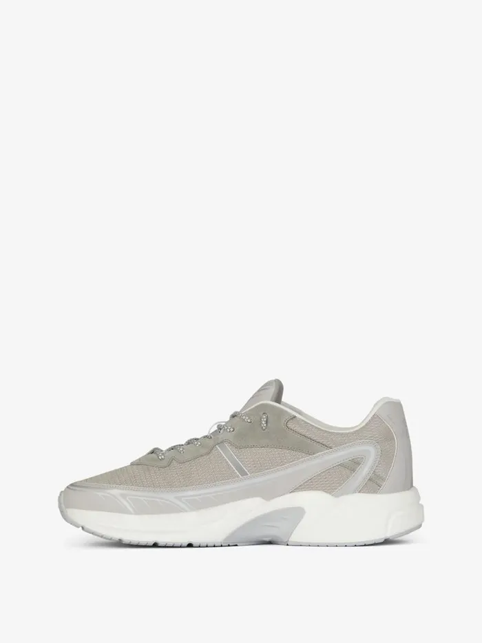 Nfnty52 Sneakers In Suede And Mesh Light Grey Men Givenchy Sneakers