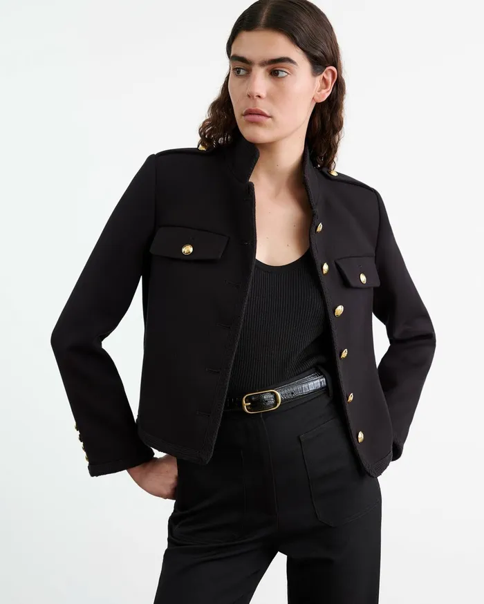 Nili Lotan BRIELLA JACKET Black Women Jackets and Blazers
