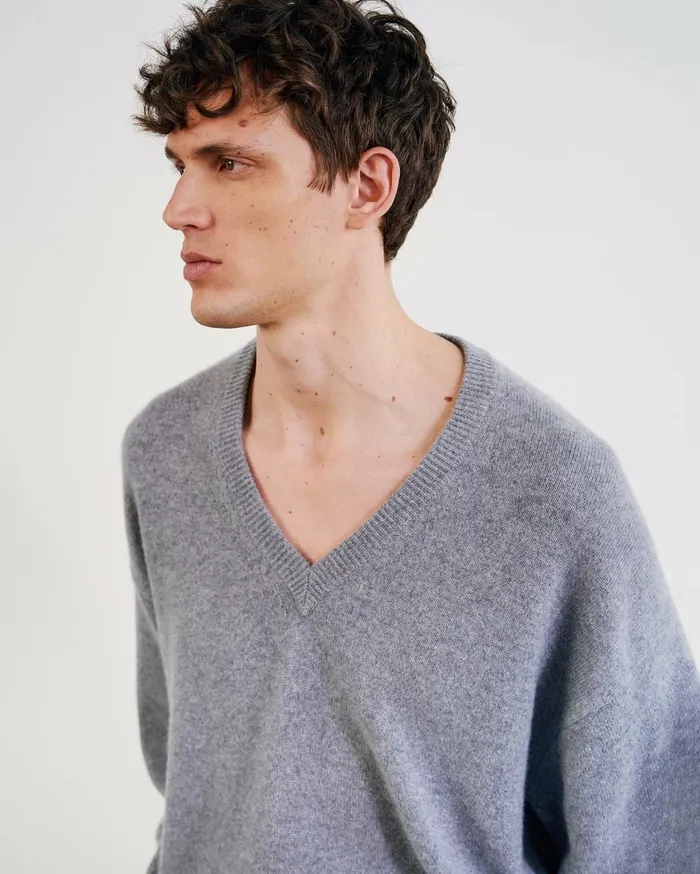 Nili Lotan HAGEN SWEATER Black Men Sweaters