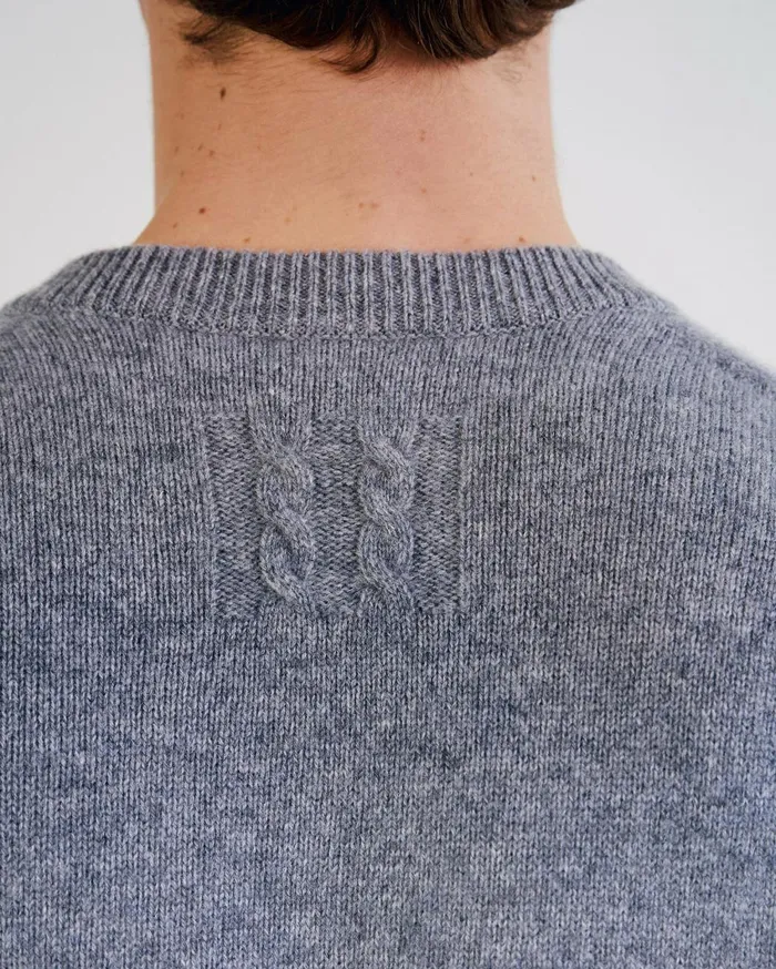 Nili Lotan HAGEN SWEATER Black Men Sweaters