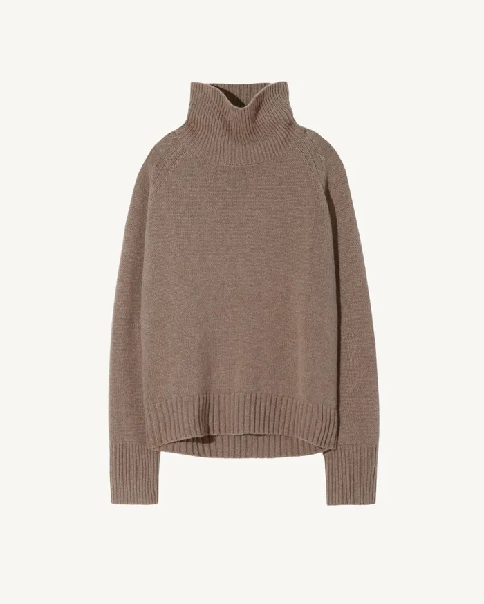 Nili Lotan LANIE SWEATER Light Army Green Women Knits and Sweaters