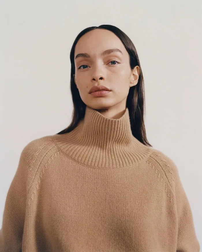 Nili Lotan LANIE SWEATER Light Army Green Women Knits and Sweaters