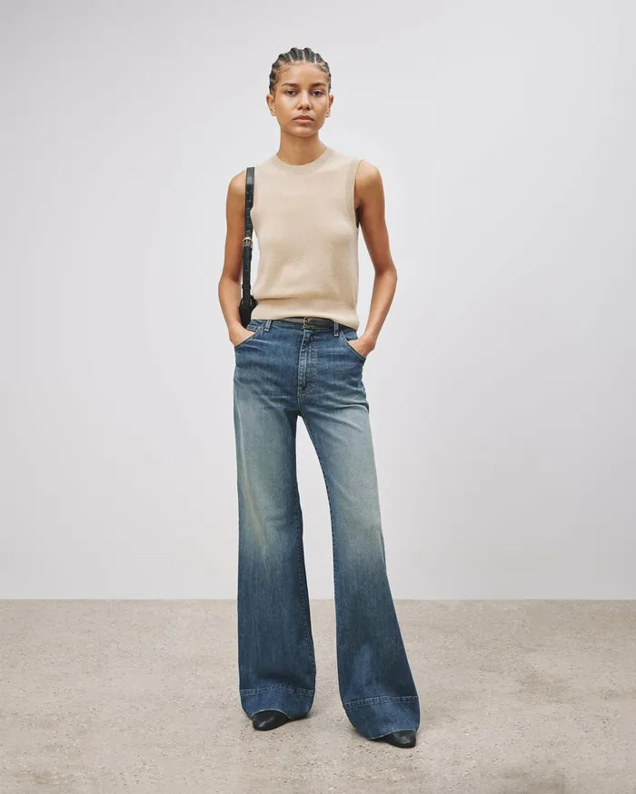 Nili Lotan MAY CASHMERE TANK Espresso Women Tops