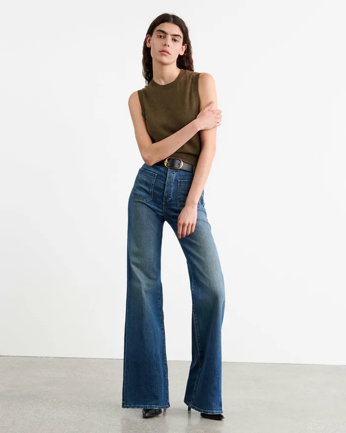 Nili Lotan MAY CASHMERE TANK Espresso Women Tops