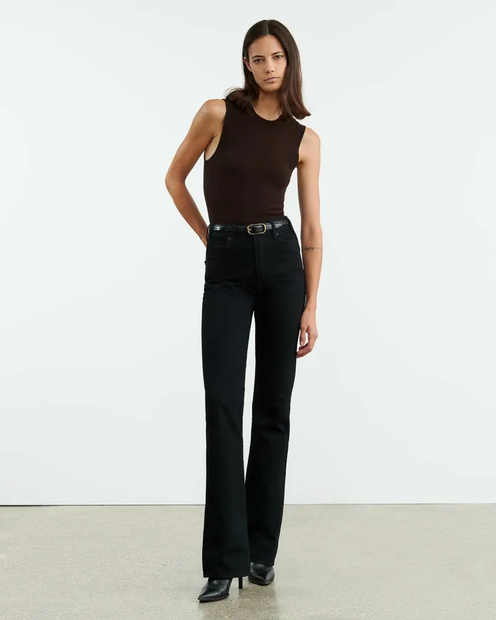 Nili Lotan MAY CASHMERE TANK Espresso Women Tops