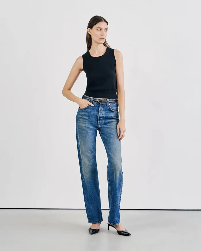Nili Lotan MAY CASHMERE TANK Espresso Women Tops