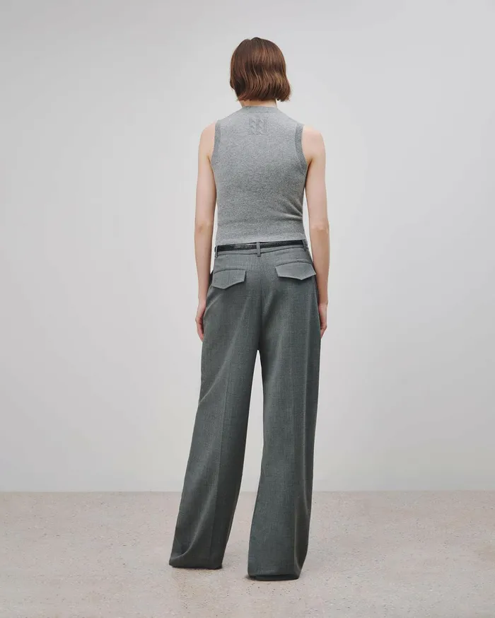Nili Lotan MAY CASHMERE TANK Espresso Women Tops