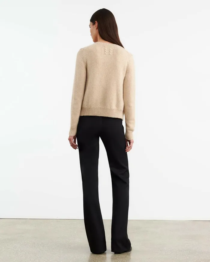 Nili Lotan SASKIA CASHMERE CARDIGAN Redwood Melange Women Knits and Sweaters