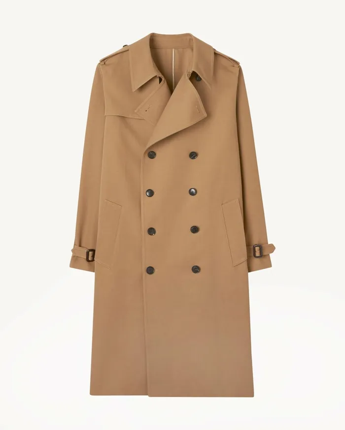 Nili Lotan TRENTON TRENCH COAT Black Men Jackets and Coats