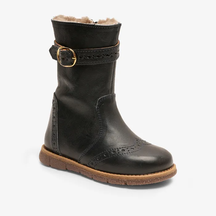 noli lamb navy Blue KIDS Boots bisgaardshoes