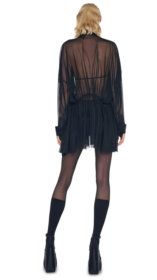 Norma Kamali Bottoms BOOT HIGH LEGGING W FOOTSIE Blackblack Mesh 8211 Clothing Norma Kamali Bottoms BOOT HIGH LEGGING W FOOTSIE Blackblack Mesh 8211 Clothing