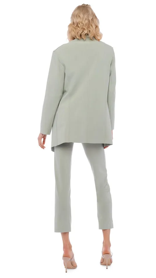 Norma Kamali Bottoms PENCIL PANT Dried Sage 8211 Clothing