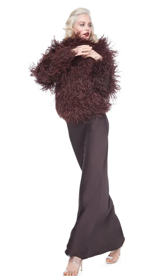 Norma Kamali Dresses HALTER DRAPE BIAS GOWN Chocolate 8211 Clothing