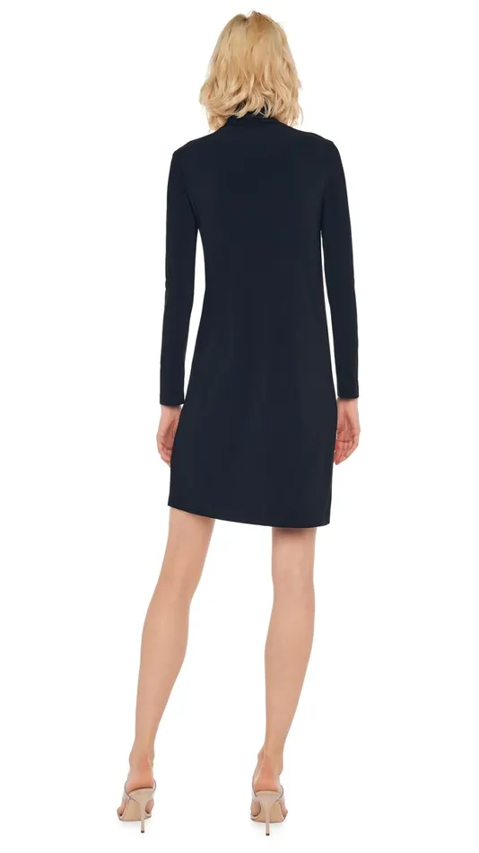 Norma Kamali Dresses TURTLENECK DRESS TO KNEE Black 8211 Clothing
