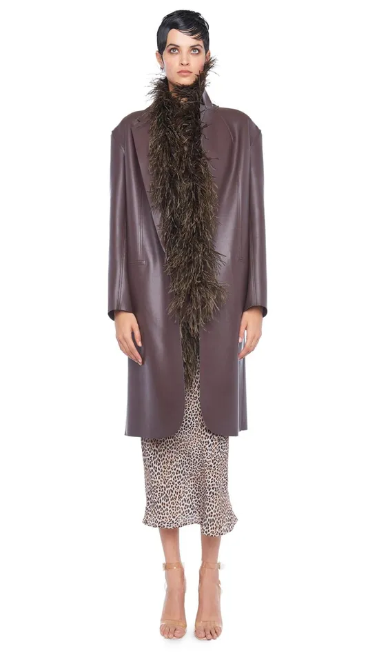 Norma Kamali Jackets OVERSIZED SINGLE BREASTED JACKET BELOW THE KNEE Chocolate 8211 Clothing Norma Kamali Jackets OVERSIZED SINGLE BREASTED JACKET BELOW THE KNEE Chocolate 8211 Clothing