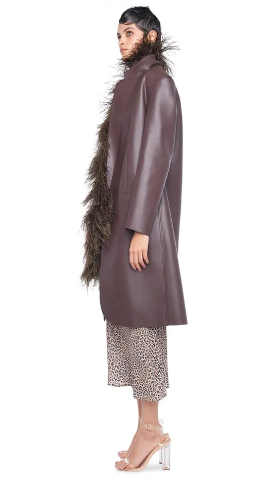 Norma Kamali Jackets OVERSIZED SINGLE BREASTED JACKET BELOW THE KNEE Chocolate 8211 Clothing Norma Kamali Jackets OVERSIZED SINGLE BREASTED JACKET BELOW THE KNEE Chocolate 8211 Clothing