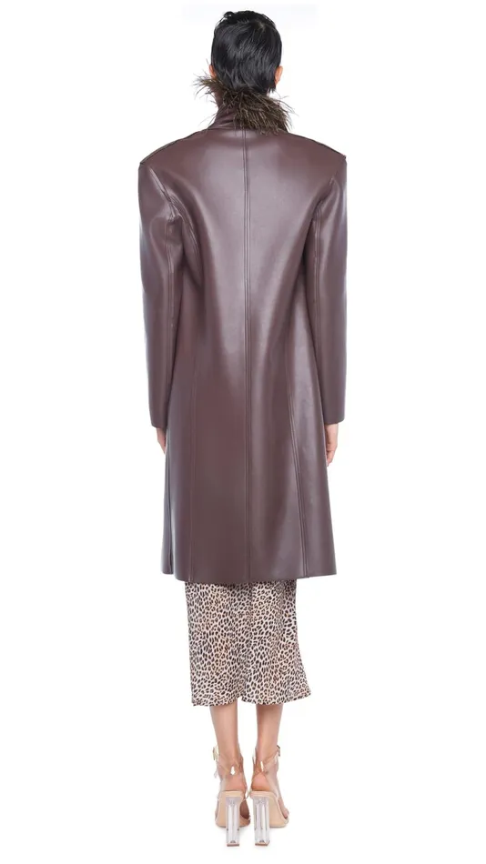 Norma Kamali Jackets OVERSIZED SINGLE BREASTED JACKET BELOW THE KNEE Chocolate 8211 Clothing Norma Kamali Jackets OVERSIZED SINGLE BREASTED JACKET BELOW THE KNEE Chocolate 8211 Clothing