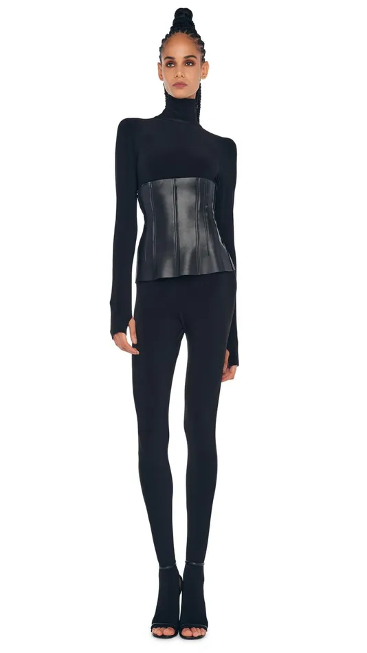 Norma Kamali Tops GRACE CORSET Black 8211 Clothing