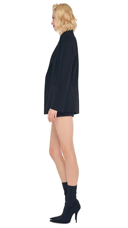 Norma Kamali Wardrobe STRAPLESS PICKLEBALL MINI DRESS With EASY FIT SINGLE BREASTED JACKET 8211 Clothing Norma Kamali Wardrobe STRAPLESS PICKLEBALL MINI DRESS With EASY FIT SINGLE BREASTED JACKET 8211 Clothing