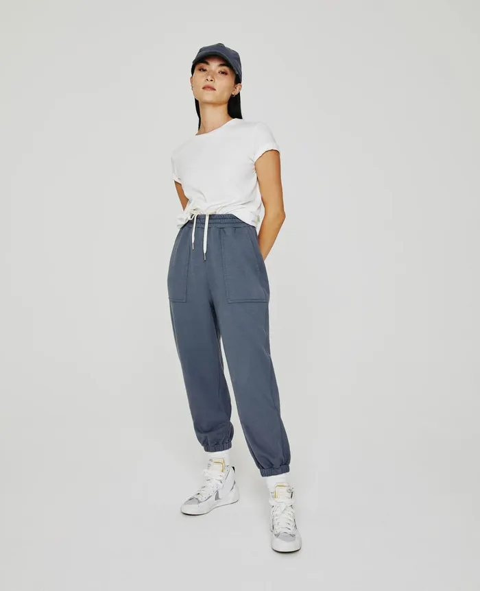 Nova Sweatpant Slate Sky Women AG Jeans Sweatpants