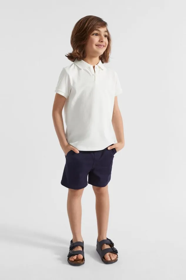 Occasion Boy Seed Heritage Core Polo Tee Canvas