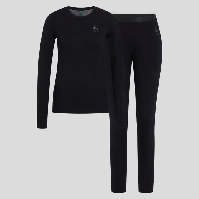 Odlo Base Layers The Natural Merino 200 Base Layer Set Black 8211 Women