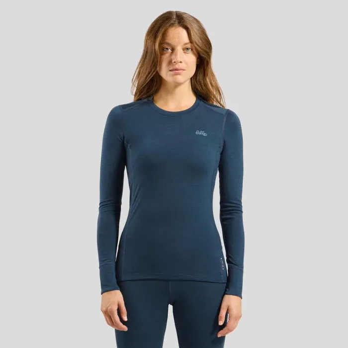 Odlo Base Layers The Natural Merino Warm Base Layer Set Blue Wing Teal 8211 Blue Ashes 8211 Women Odlo Base Layers The Natural Merino Warm Base Layer Set Blue Wing Teal 8211 Blue Ashes 8211 Women