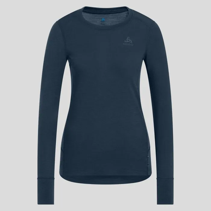 Odlo Base Layers The Natural Merino Warm Base Layer Set Blue Wing Teal 8211 Blue Ashes 8211 Women